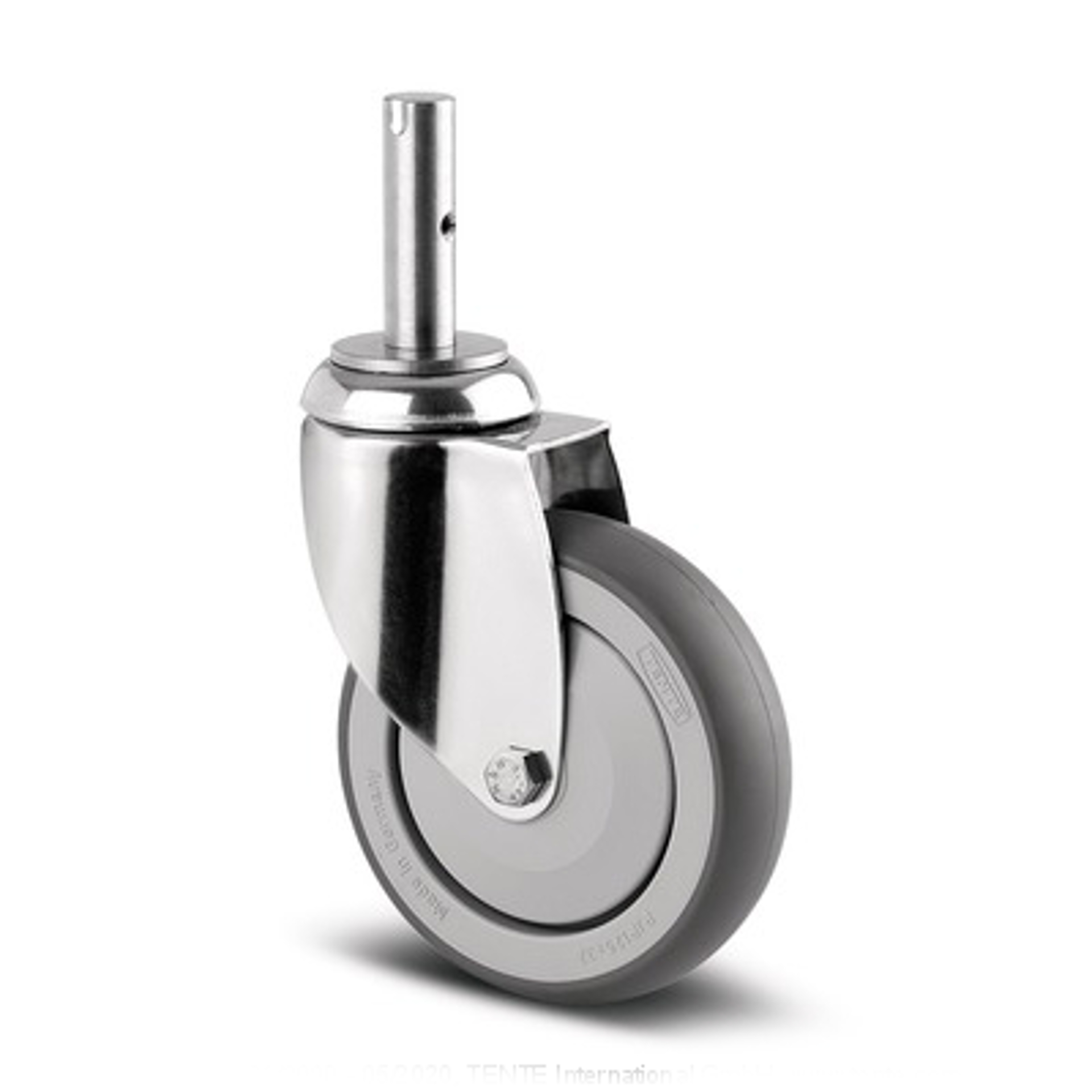 016-0592 Edelstahl-Lenkrolle Ø 125x32mm