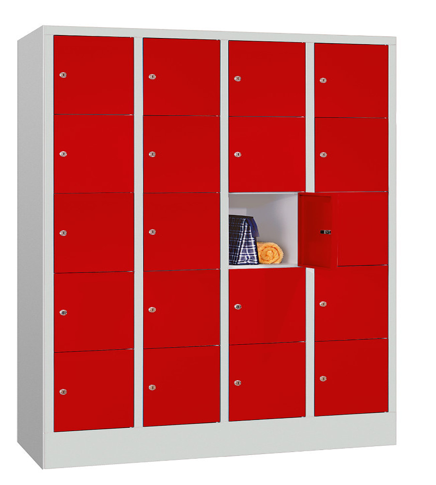 Stahl-Schließfachschrank 20 Fächer