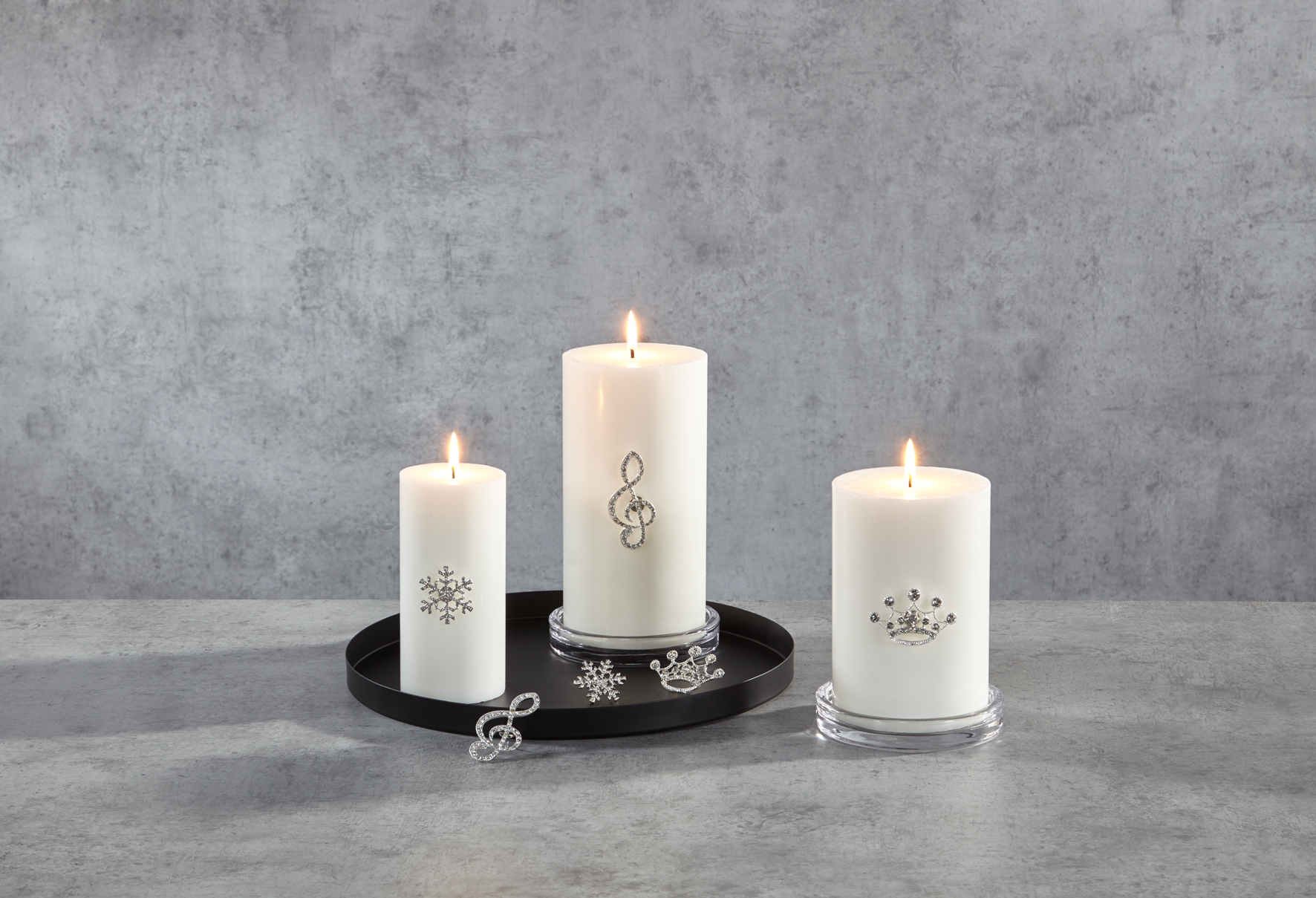 Elya_Showfoto Kaheku Kerzenstecker Elya Flocke 4 St/Box