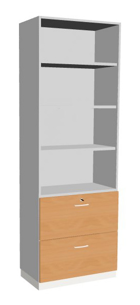 Kombischrank-17 Breite 800mm Serie dataline