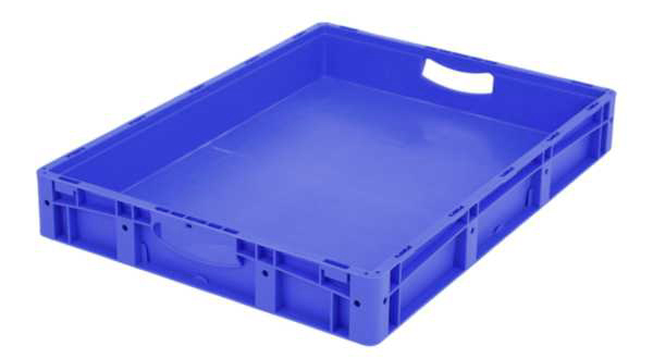 138-25040xZ98RMpS3SOK Euro-Stapelbehälter XL, 43 l, mit doppeltem Boden, bis 200 kg belastbar, 600x800x120mm