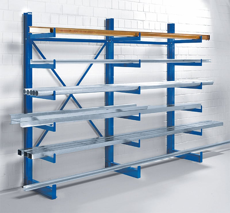 114-2116Sk1wJ4ON5rsa9 Schulte Kragarm-Regal, Serie SK-L einseitig