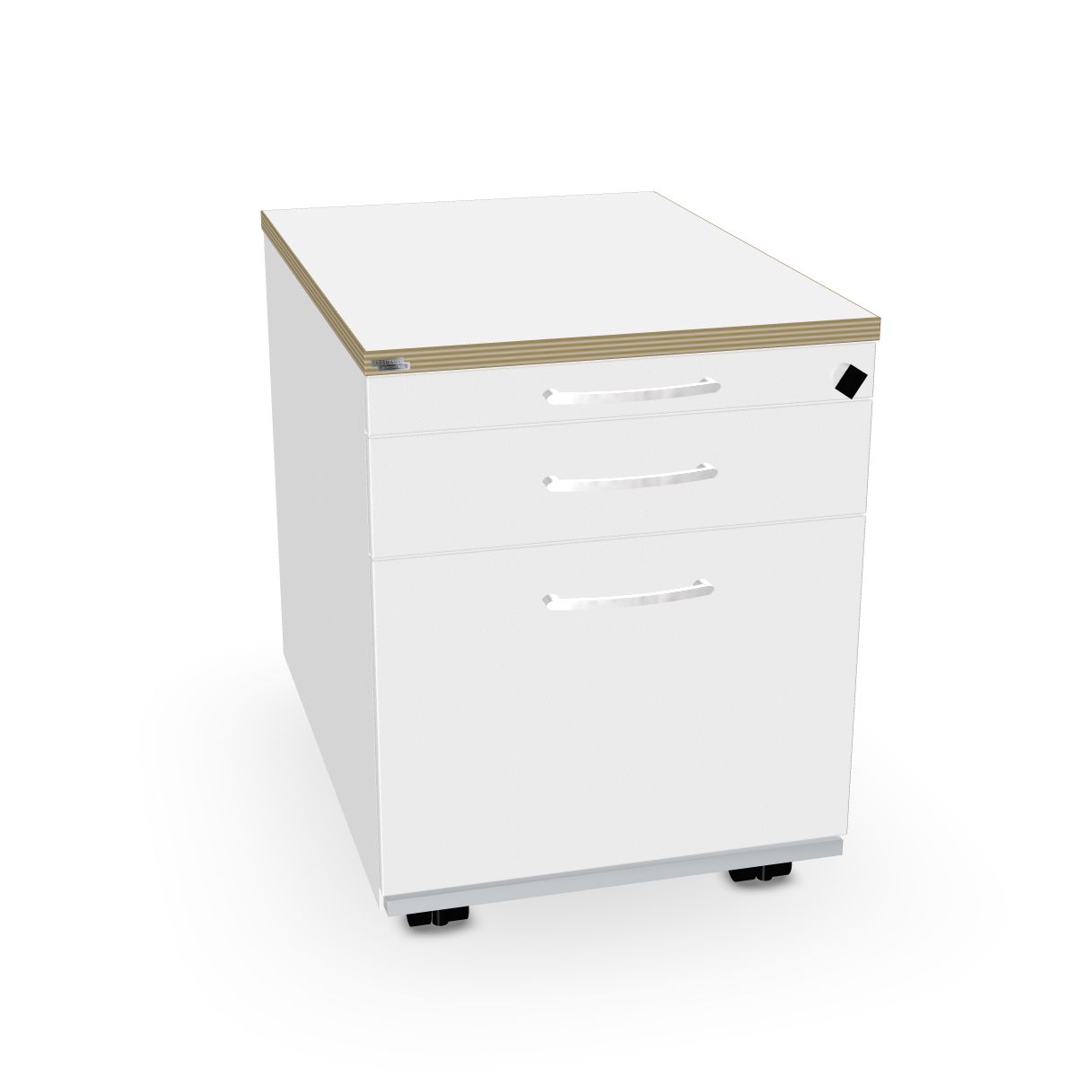 Untertisch-Rollcontainer 600 mm tief Serie dataline