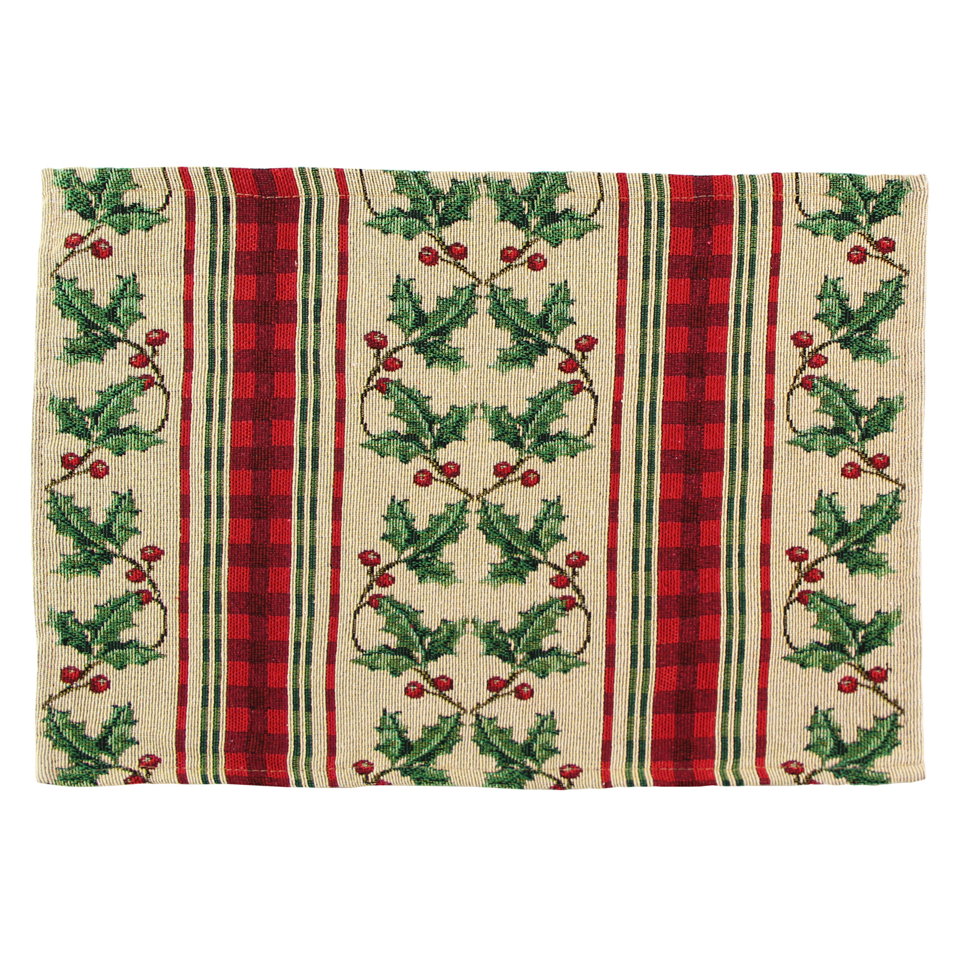 Kaheku Tischset Elex Ilex rot, 33 x 45 cm