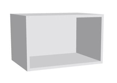 Aufsatz-Schrankregal 1 Ordnerhöhe 600mm breit Serie dataline