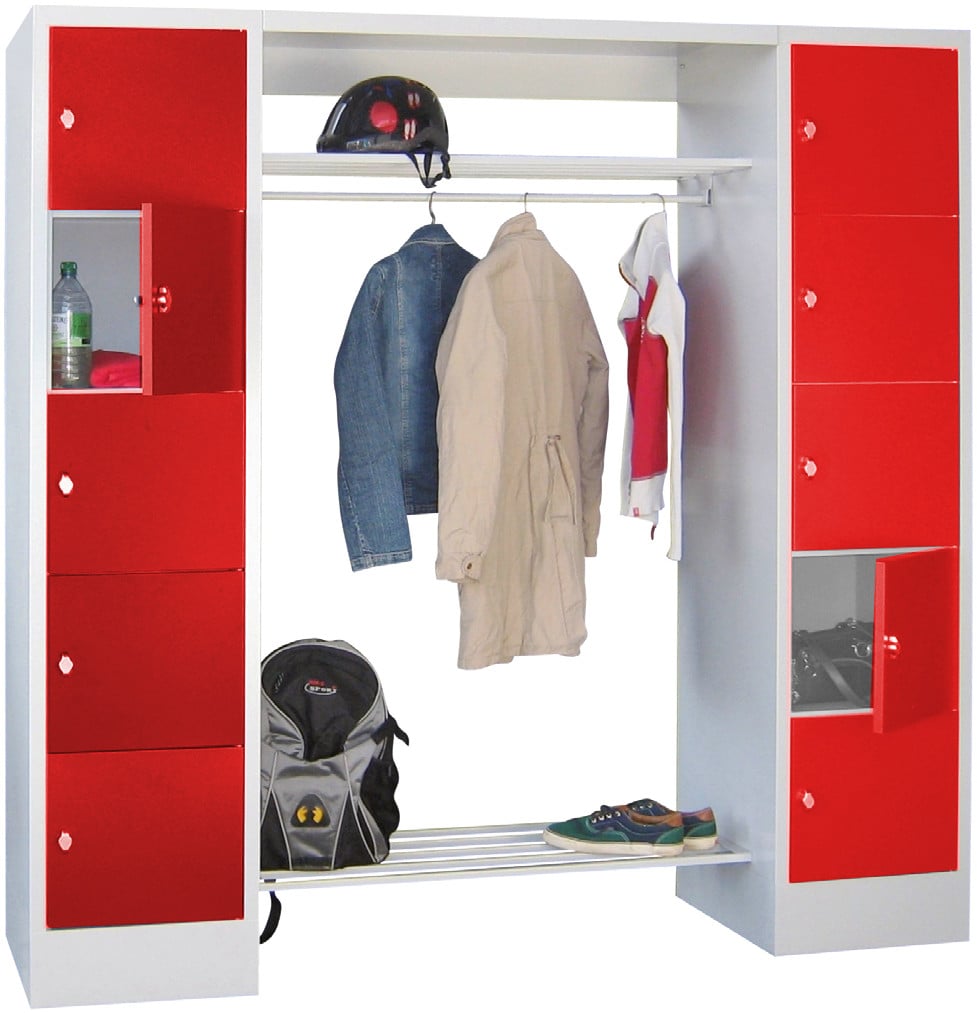 508-0100-3256a8c66e17881 Stahl-Schließfachgarderobe für 10 Personen