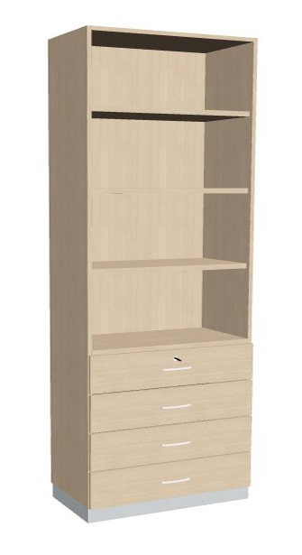 Kombischrank-18 Breite 1000mm Serie dataline