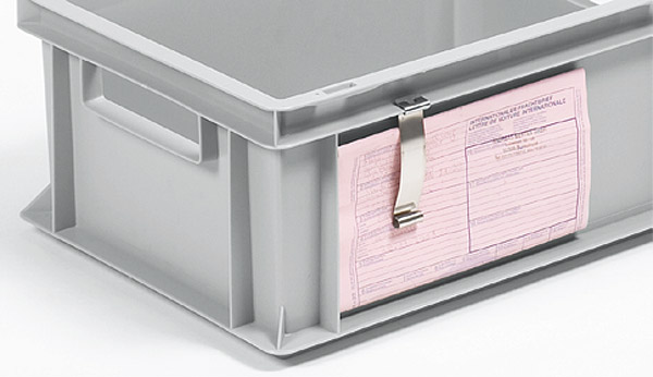 506-0711 Etikettenhalter für Stapelkästen, Serie Norm 1