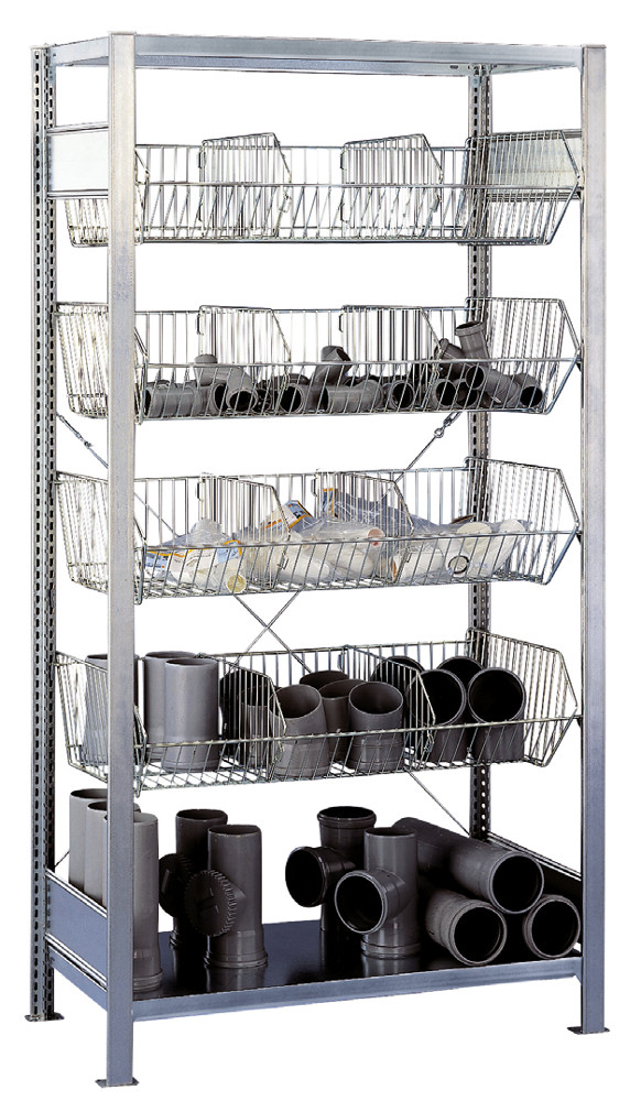114-3906vmQqRwhek3OmX End-Seitenrahmen 500x2300mm verzinkt Serie S25/S40-STD