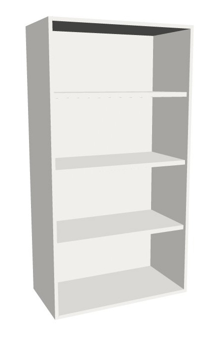Aufsatz-Schrankregal 4  Ordnerhöhen 800mm breit Serie dataline