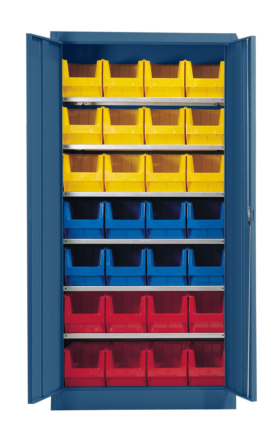 Stahl-Schrank mit Kästen Gr. 3