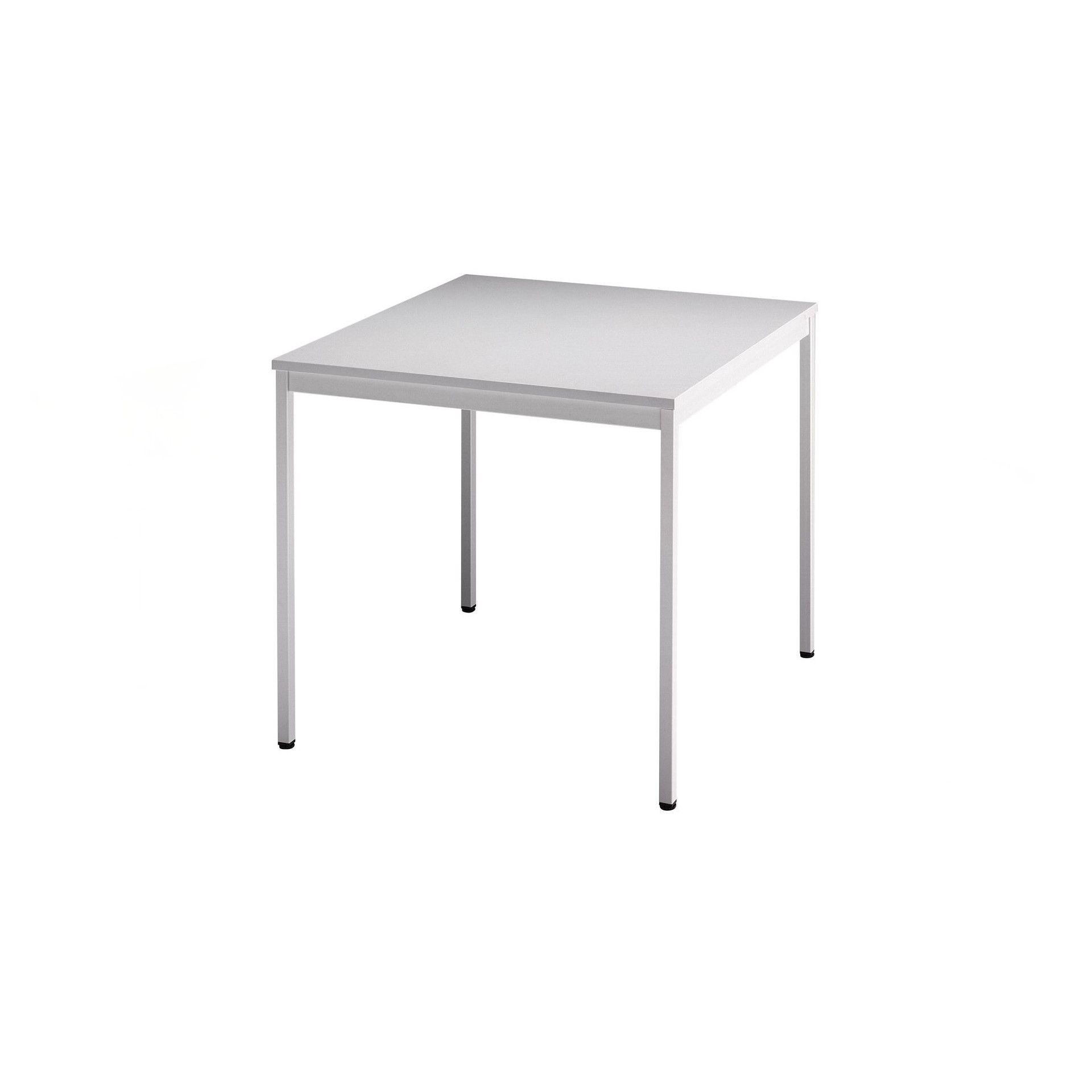 212-0286-00 Konferenztisch, Platte grau, 800x800x720mm, Serie orga V