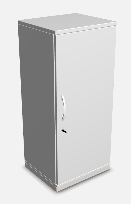 Flügeltürenschrank mit 2 Fachböden