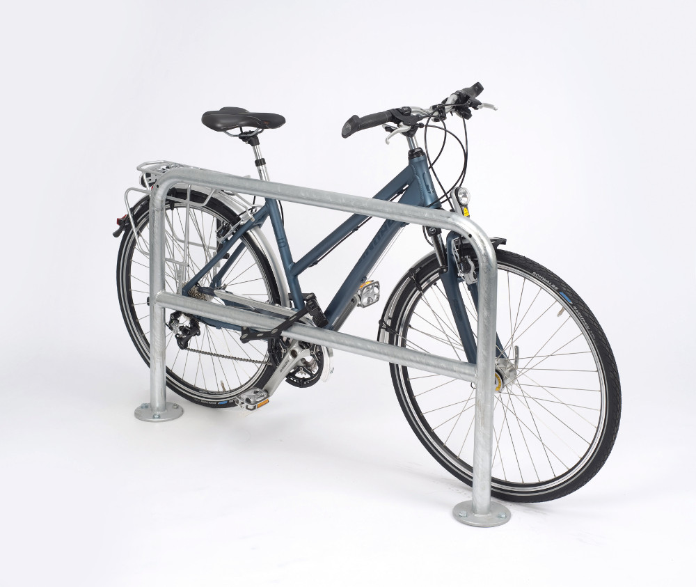 938-0051 Fahrrad-Anlehnbügel - Bauform 2, zum Aufdübeln
