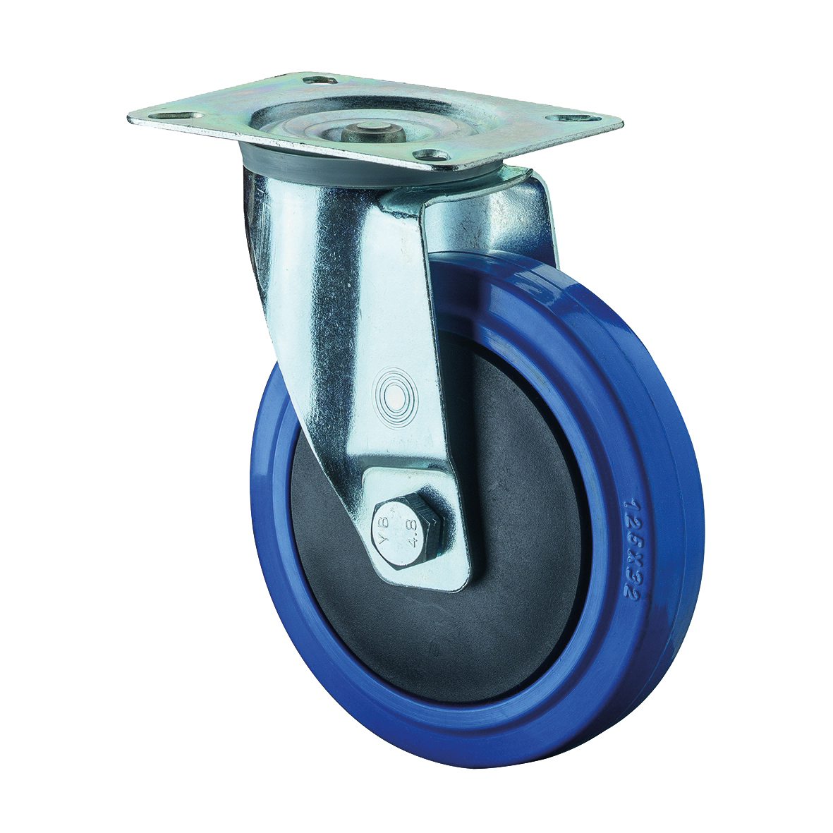 Polyurethan Schwerlast Rollen Lenkrolle mit Feststeller Bockrolle 125 Polyurethan Schwerlast Rollen Lenkrolle mit Feststeller Bockrolle 125