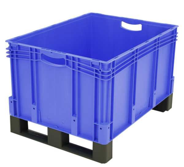 138-2530LFjDY9sp7iol4 Euro-Stapelbehälter XL, 169 l, mit doppeltem Boden und Kufe, bis 200 kg belastbar, 600x800x520mm