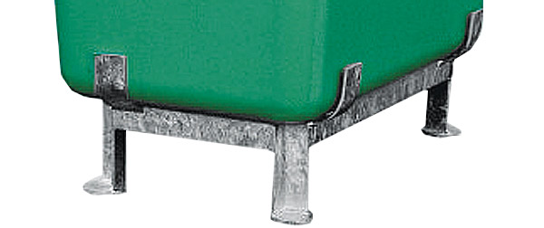603-0227 Stahlfußgestell für GFK-Behälter 300 Liter Inhalt