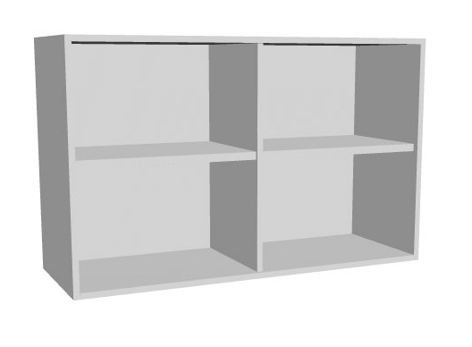 Aufsatz-Schrankregal 2  Ordnerhöhen 1200mm breit Serie dataline