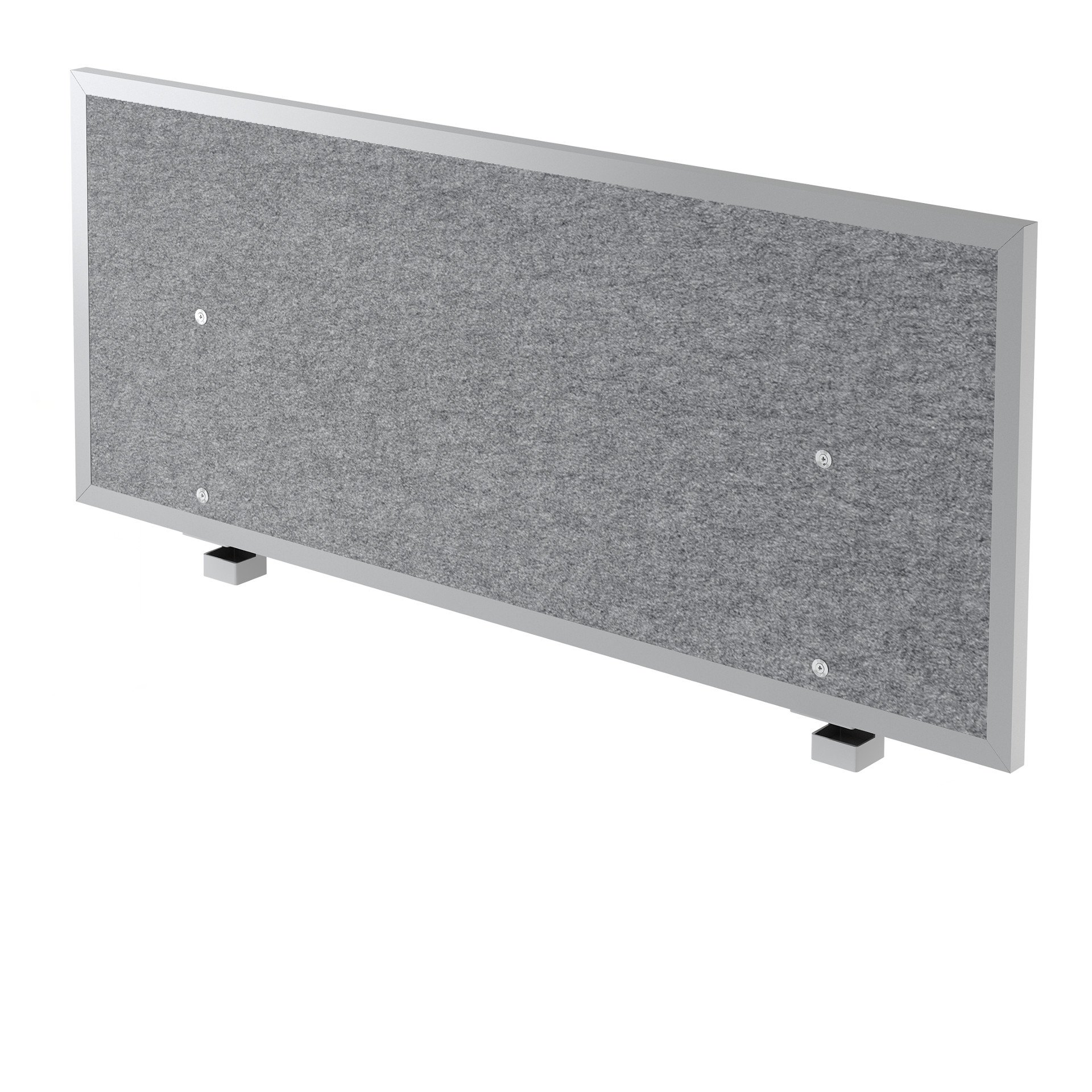 212-0652-00 Hammerbacher VATW12/5 - Akustik-Trennwand mit Rahmen, f.Tischbreite 1200mm, grau-meliert, 1195x25/50x500mm,, 9,2 kg