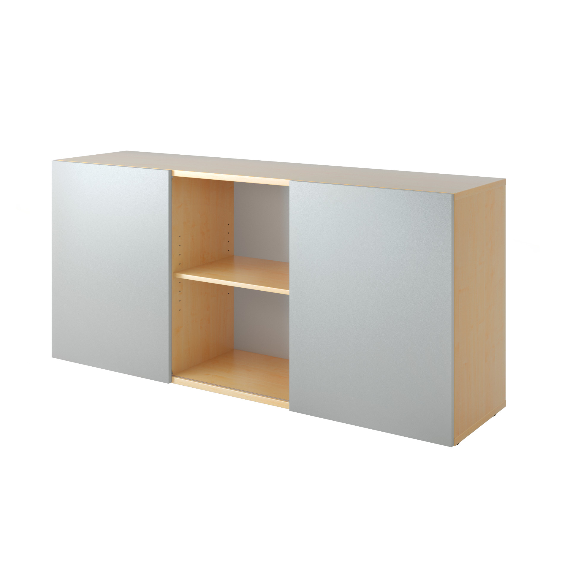 Sideboard mit Schwebetüren, 1600x420x748mm, Serie orga