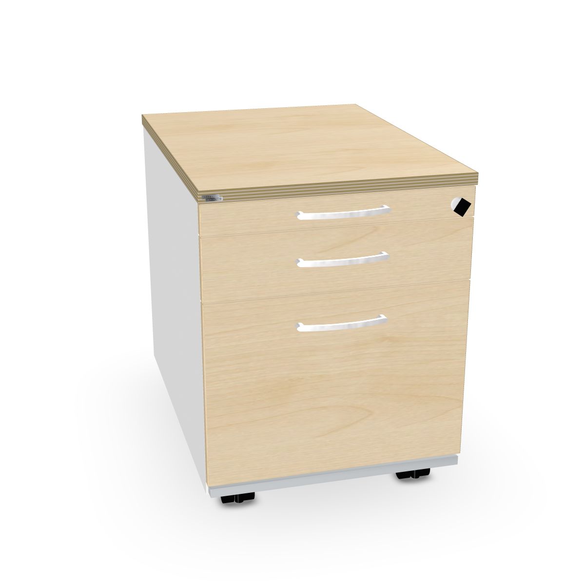 Untertisch-Rollcontainer 600 mm tief Serie dataline