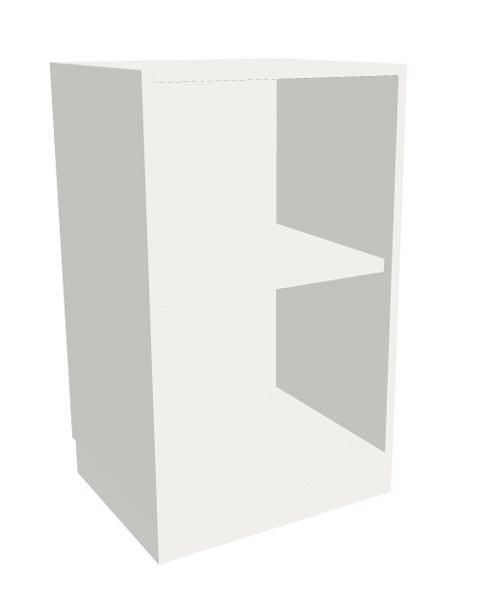 204-0304-10 Schrankregal 2 Fächer 500mm breit Serie dataline