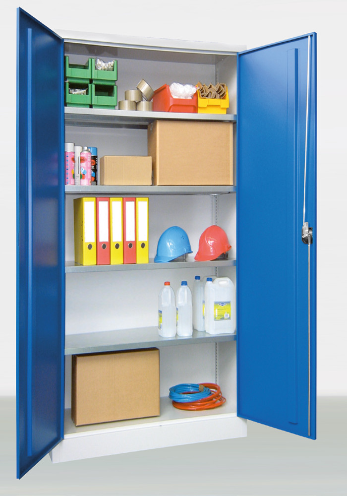 Großvolumen-Flügeltürenschrank Typ 8, 4 Stahlböden