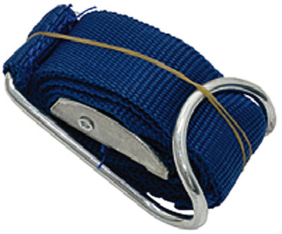 915-0006 Textil-Spanngurt, blau, 1060mm lang x 25mm hoch