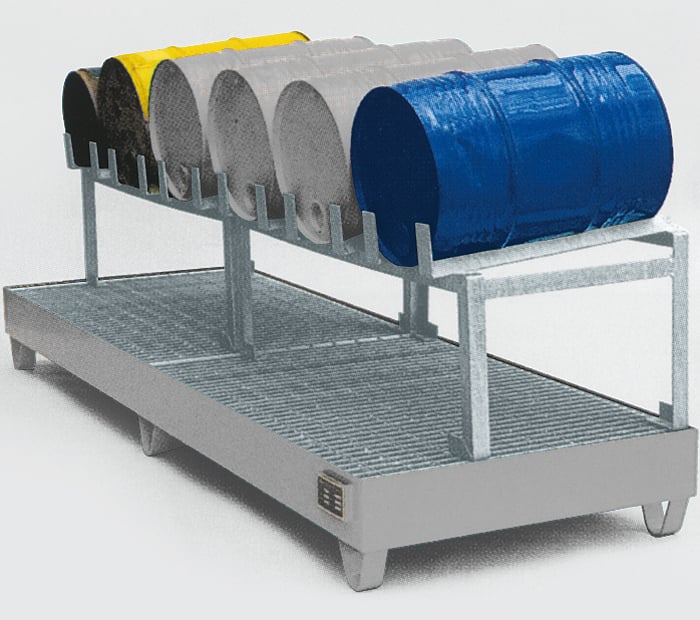 636-0241 Bauer Abfüllstation Typ 3, verzinkt, 2400x800x705mm