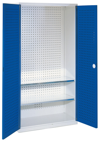 Werkzeugschrank mit Lochplattentüren