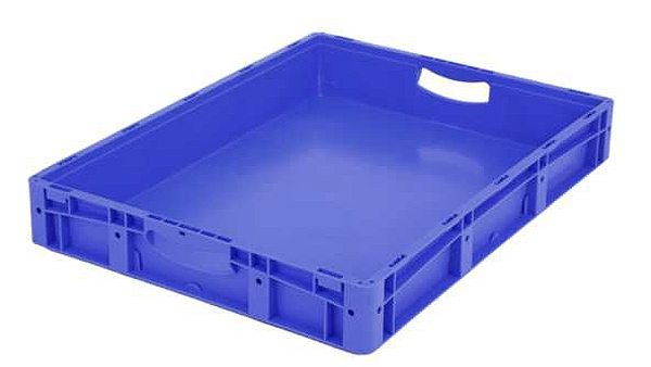 138-2494YV8NBgLyl6dbH Euro-Stapelbehälter XL, 49 l, mit Standardboden, bis 60 kg belastbar, 600x800x120mm