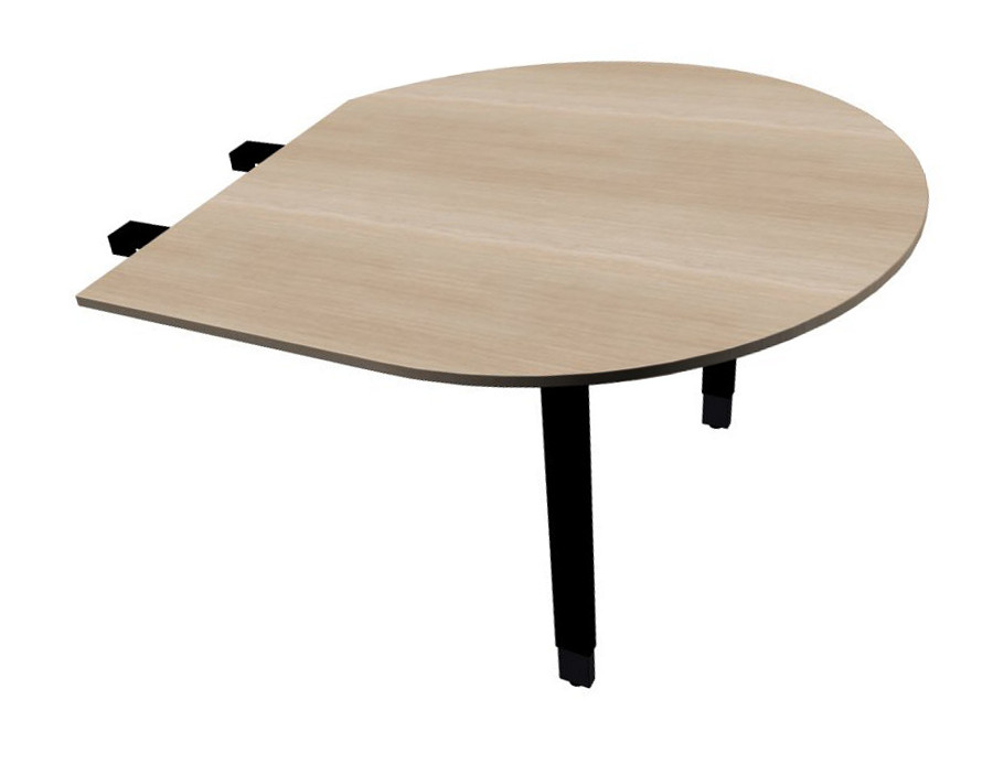 Besprechungsansatz mit 2 Standbeinen Anbau links Serie pensum U