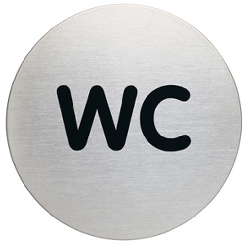 Piktogramm ø 83mm Typ 07 WC