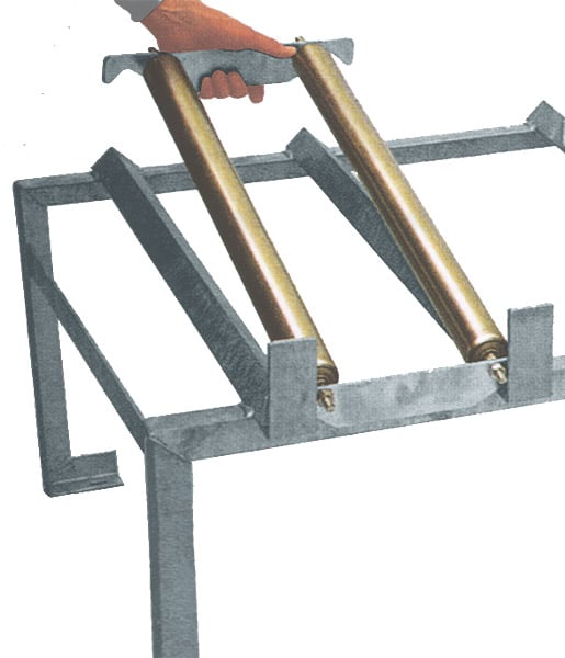 636-0235 Rollenauflage, steckbar, für 1 x 200 Liter-Fass