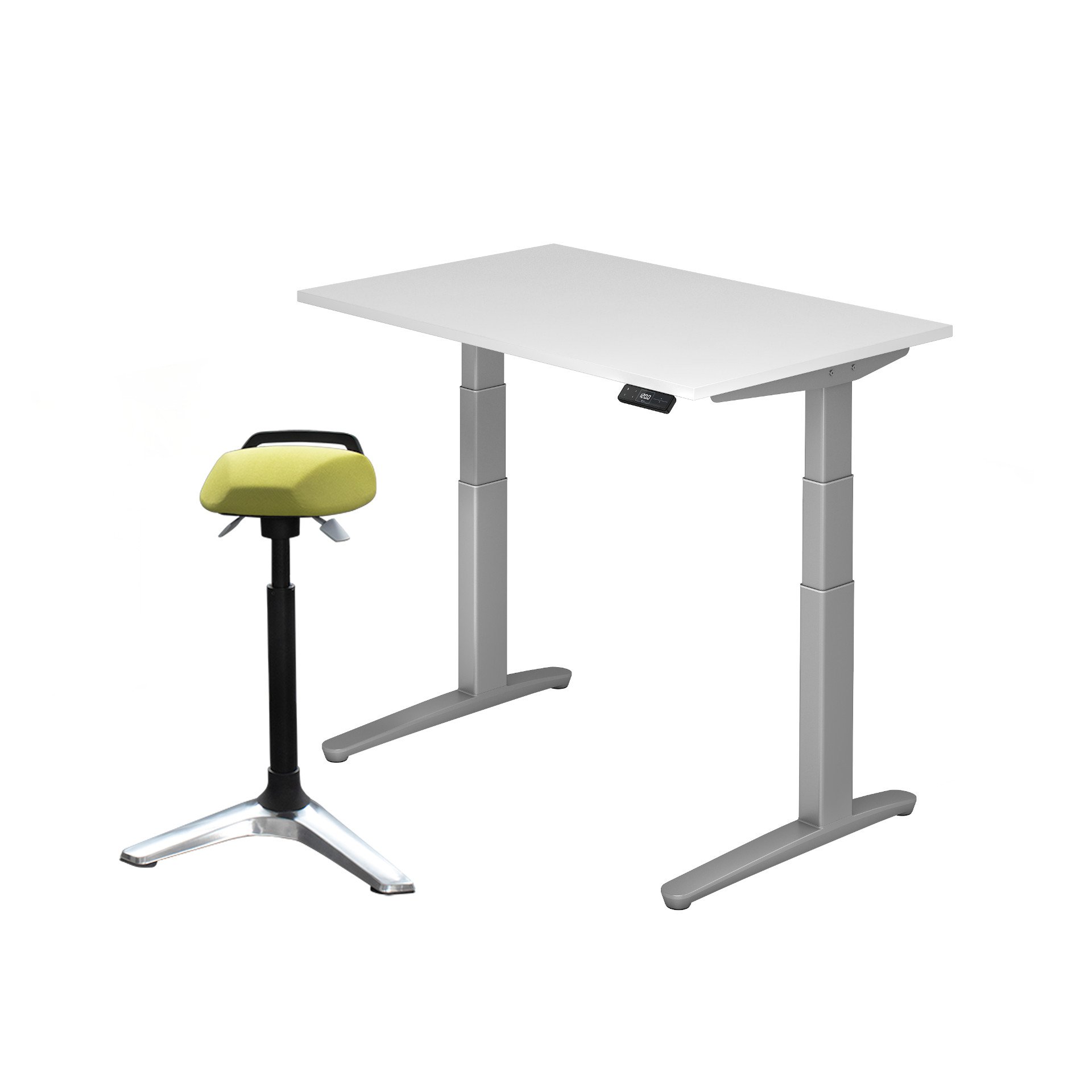 212-0218-10 Set Stehhilfe + Sitz-Steh-Tisch Steh auf!