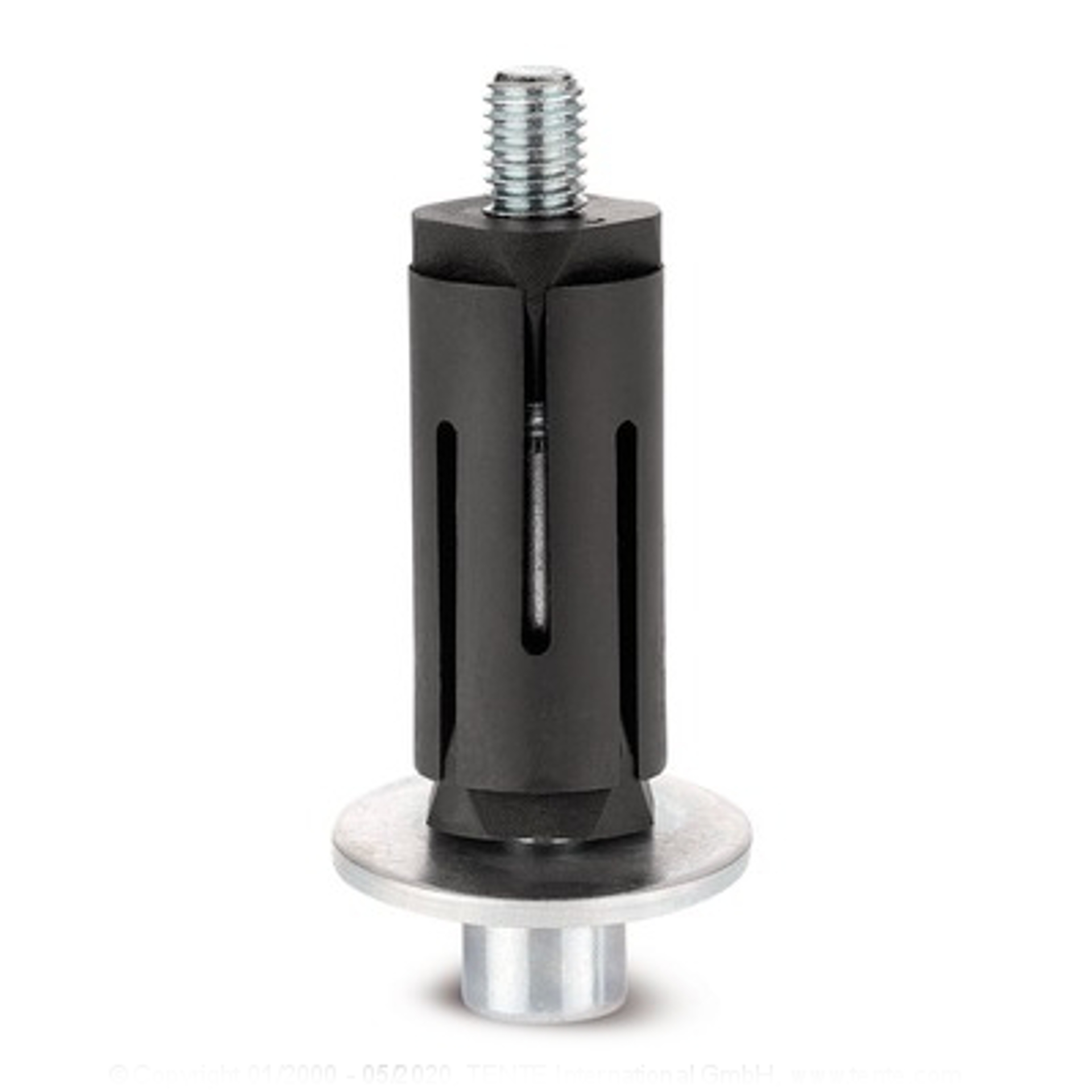 016-0615 Expander-Befestigung für Rollen, rund, Ø 19-21,5mm