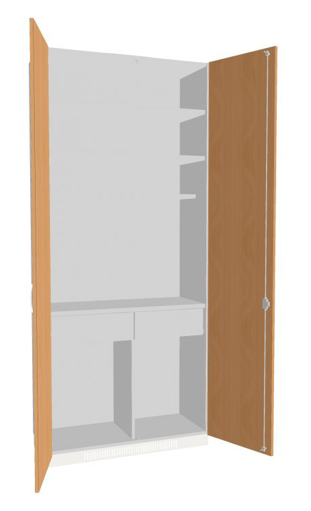 Kombischrank Pantry 1000x440x2320mm Serie dataline