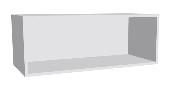 Aufsatz-Schrankregal 1 Ordnerhöhe 1000mm breit Serie dataline
