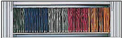 204-0312KECHNZDdqy7xX Pendelschiene für Querrollladenschränke System Leitz/Elba Serie dataline