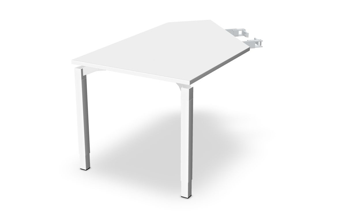 Anbautisch mit 2 Standbeinen, Anbau links, Serie dataline-QA