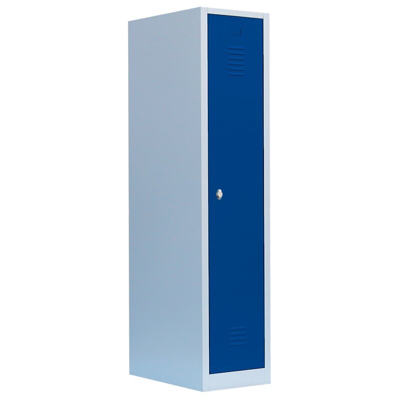 307-0004-36 Lüllmann Stahl-Garderobenschrank 1 Abteil à 400 mm