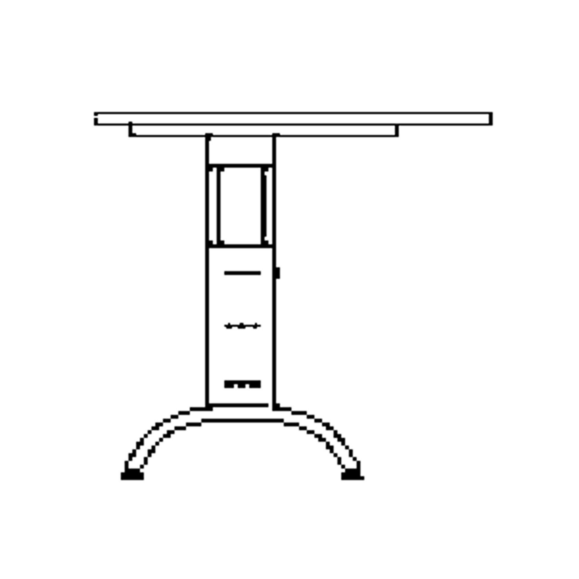 212-0112-00 Hammerbacher Savona Tischbeine Alu - Austausch-Service für Verkettung