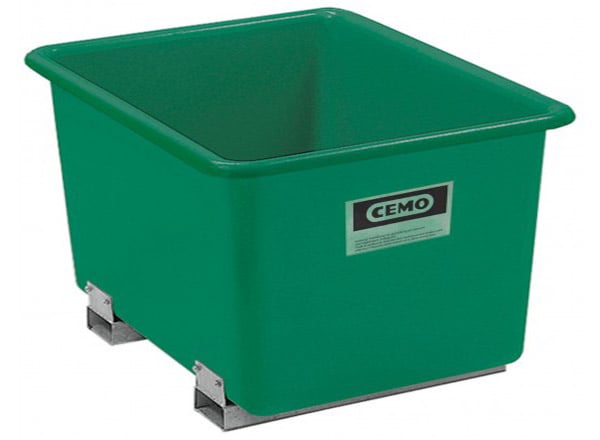 603-0045 GFK-Behälter 700 Liter, mit Staplertaschen