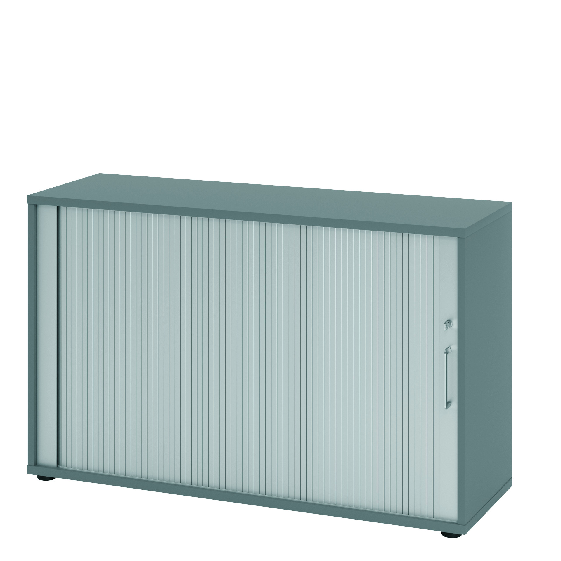 212-0349-96 HAMMERBACHER V1732S/G/S/BS - Korpus graphit, Rollladen silber, 1200x400x748mm,36,5 kg