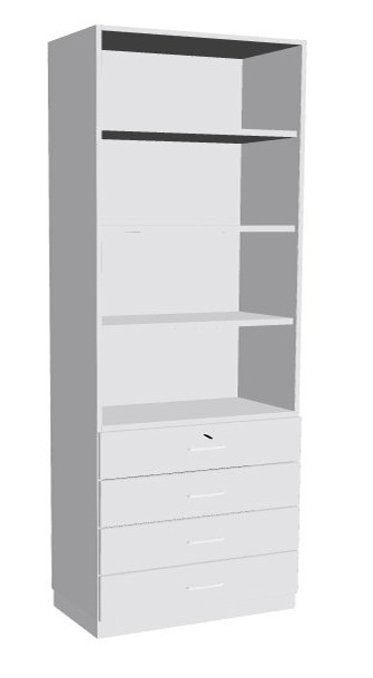 Kombischrank-18 Breite 1000mm Serie dataline