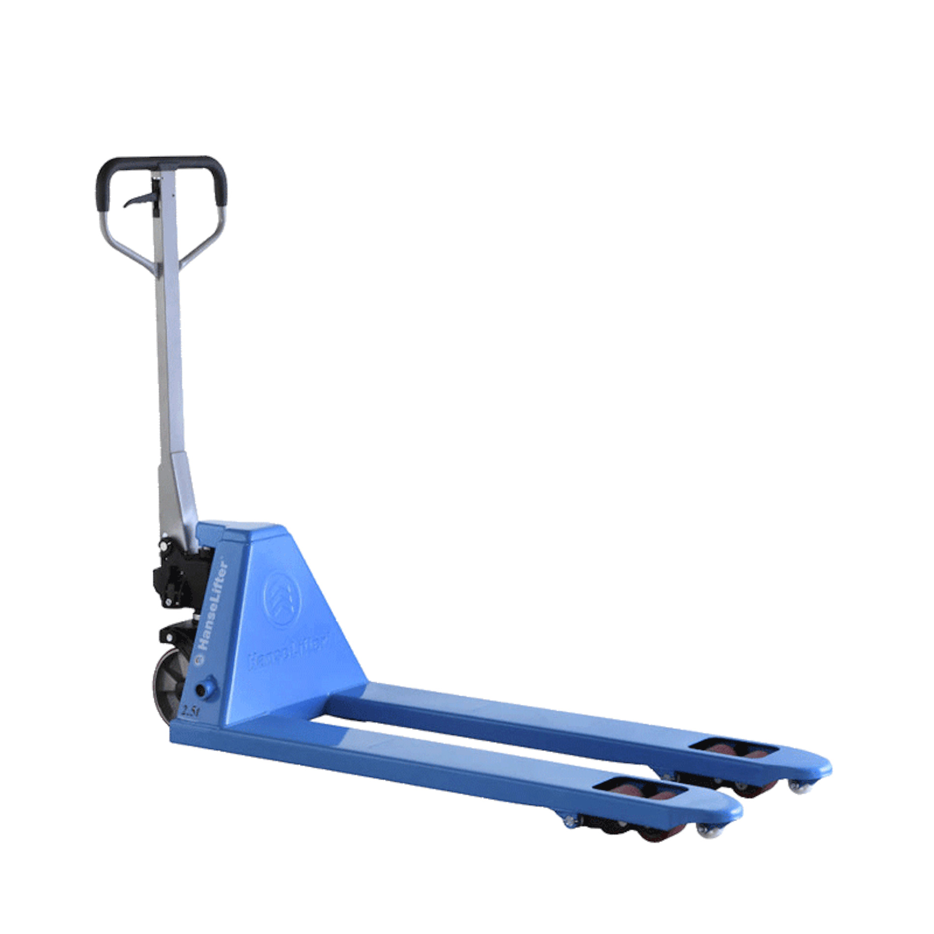 971-0001-00 Hanse Lifter  Gabelhubwagen für 2,5 t, Polyurethan-Lenkräder