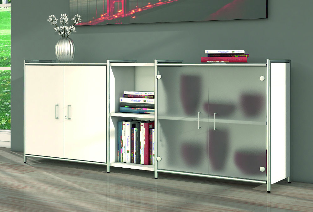 126-2333-10emM6KW4KutWtA Sideboard mit Vorbautüren Serie artline