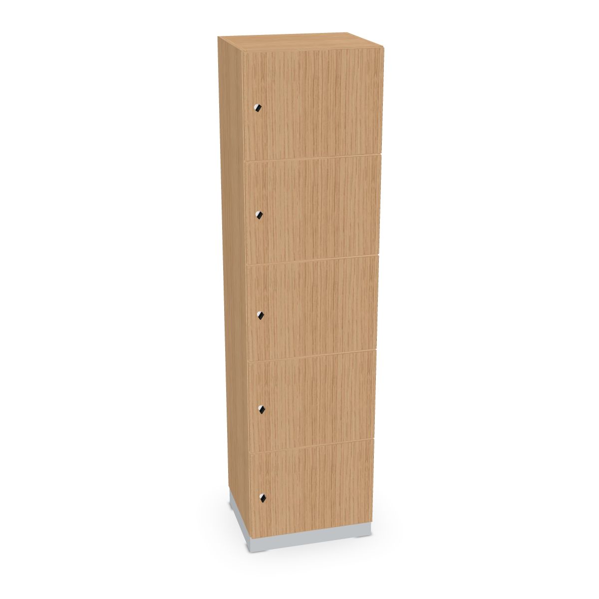 Schließfachschrank 5 Fächer 500mm breit Serie dataline
