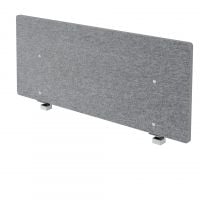 Akustik-Trennwand ohne Rahmen, Serie Basic für Tischbreite 1200 mm | B 1195 x T 25/50 x H 500 mm