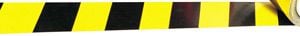 VE = 6 Rollen Signal-Klebeband gelb/schwarz